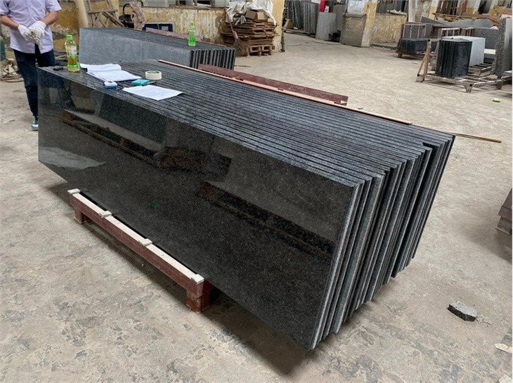 Angolan Black Granite Kitchen Tops