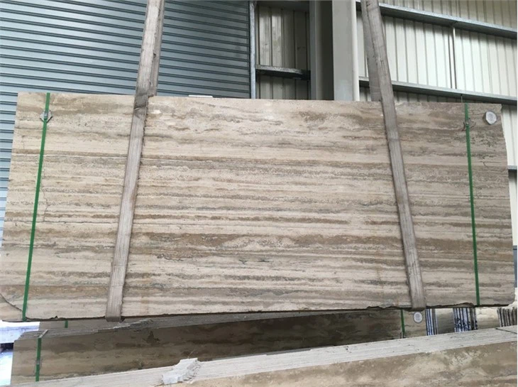 Silver Travertine Slabs