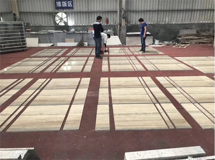 Silver Travertine Slabs